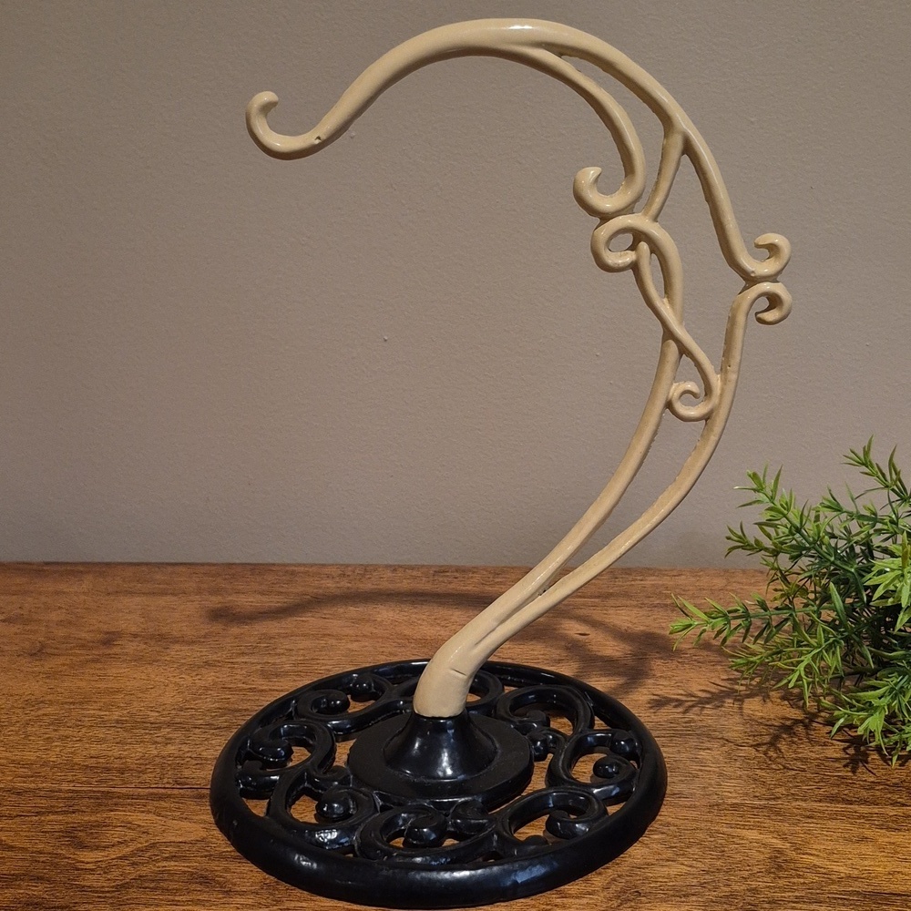 ENAMEL COATED CAST IRON Banana Hanger Stand